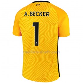 Maillot de Foot Liverpool Alisson Becker 1 Extérieur Gardien 2020-21